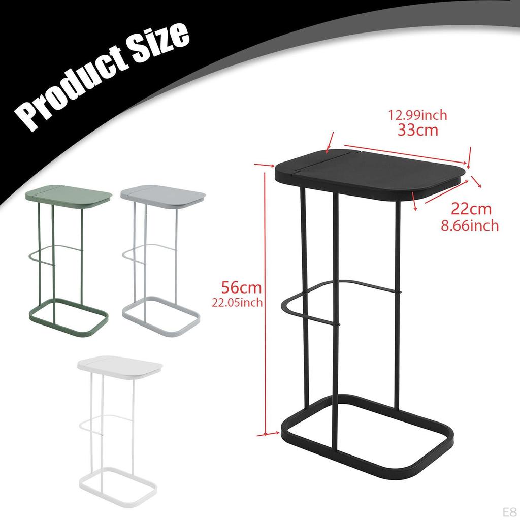 Garbage Bag Holder Organizer, Modern Decorative Outdoor Trash Can, for Recycling,