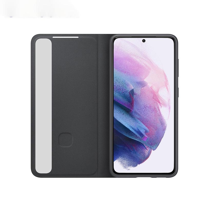 Capa Inteligente com Janela Samsung S21 Ultra: Atendimento Mãos-Livres, Capa Protetora para S21FE.