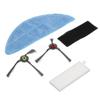 Robot Cleaner Rag Filter Set Replaceable Reusable Robot Cleaner Side Brush Set for Yeedi K600 K700
