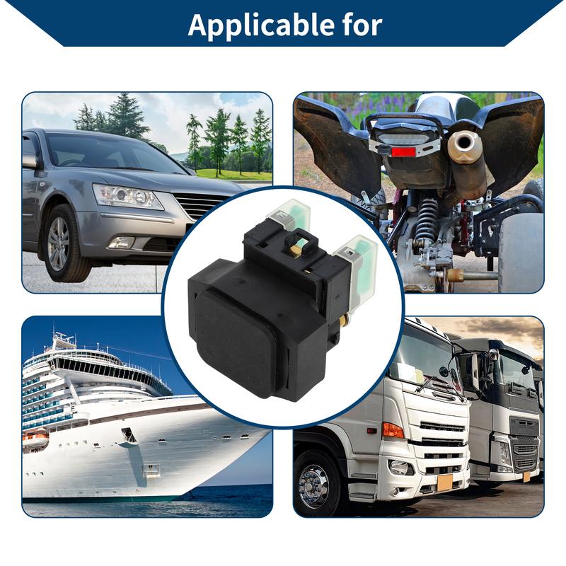 Motoforti 1 Pc for Yamaha ATV 350 400 450 660 Auto Relay 4 P Waterproof Car Relay