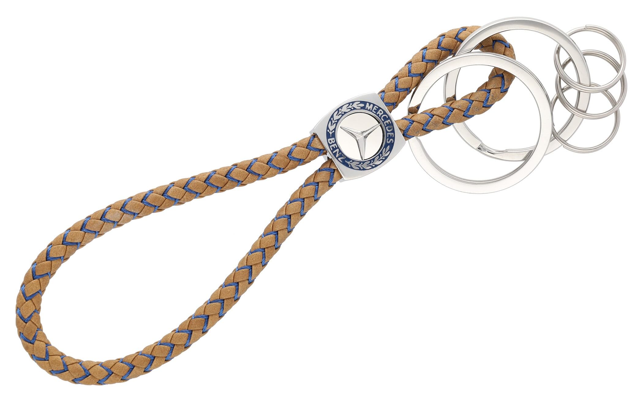 

[Mercedes-Benz Collection] Genuine Key Ring Leather Strap Classic