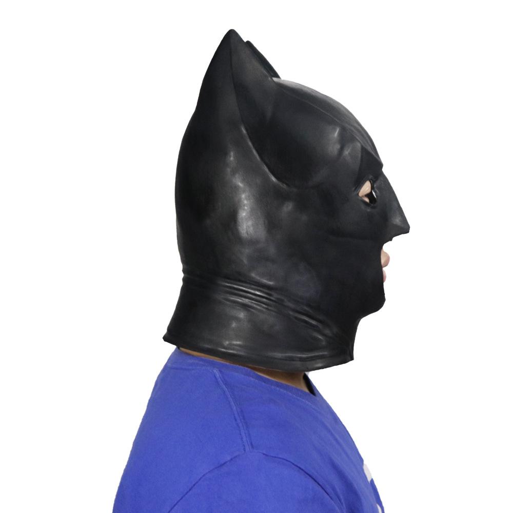 High-end film and television quality headgear Night King Latex Batman Mask Dark Knight themed prank mask