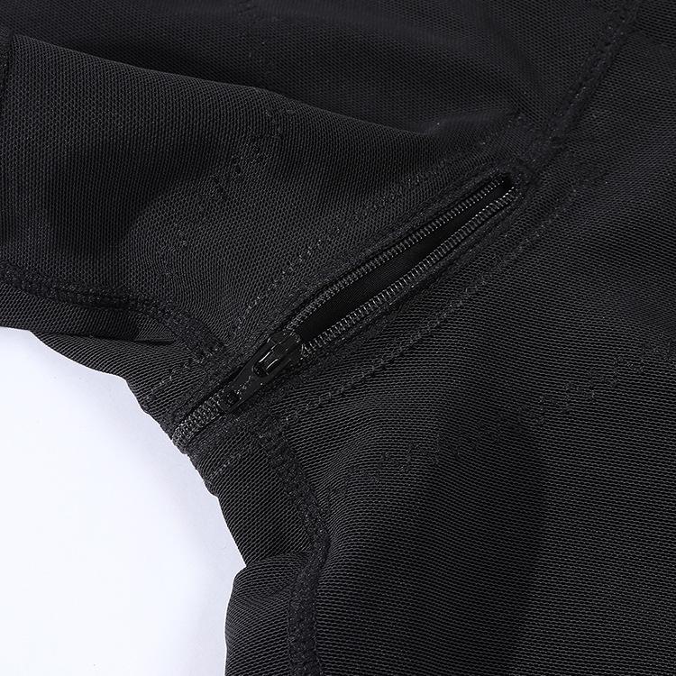 Damskie body wyszczuplające talię i podnoszące biodra w dużych rozmiarach z zamkiem błyskawicznym