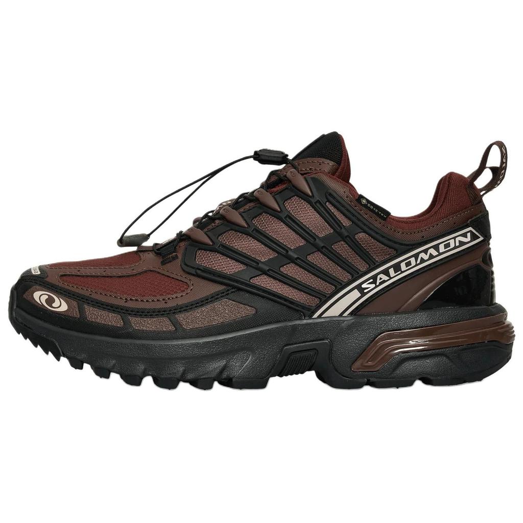 Salomon Acs Pro Gore-Tex Comfortable Versatile Non-Slip Durable Low-Top Trail Running Shoes Unisex Sneakers Brown 477364