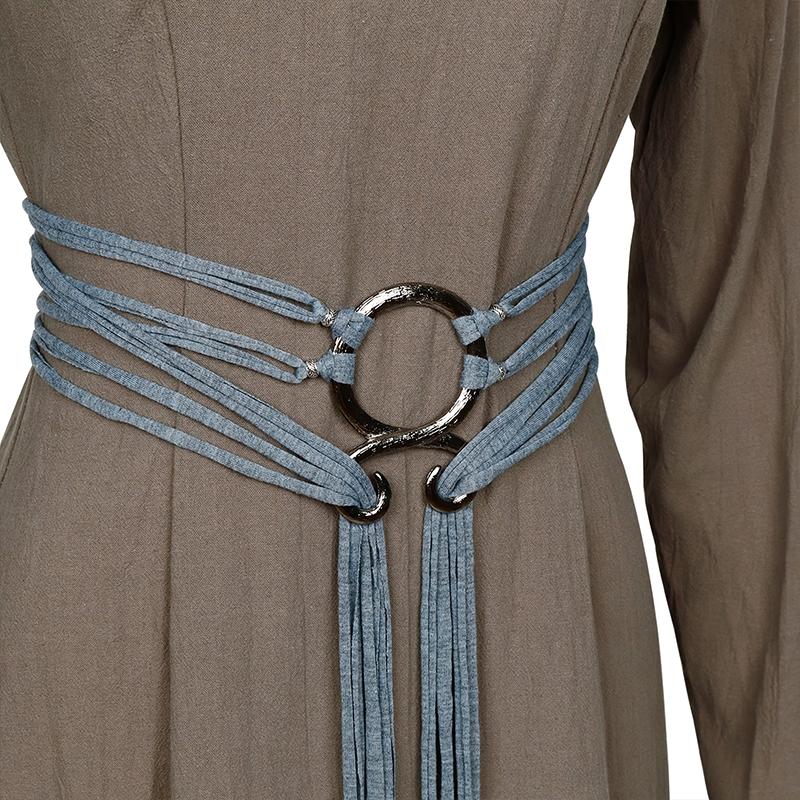 

1 шт. Стайлинг Косплей Одежда Аксессуары Один Размер Пояс в Скандинавском Стиле Дизайн с Петлей из Веревки Вечеринка Стиль Викингов Элегантный Многоцветный