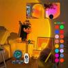 Vibrant Sunset Projection Light 16-Color Spectrum, Usb Remote Control, Dynamic Color Changing Led Light - Creates Warm Home