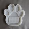 Personalized Pet Frame Mold Practical Pet Pawprint Shaped Mold for DIY Projects