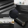 Black Wood Grain Tabletop And Wall Stickers Self-Adhesive Waterproof Table Stickers Wood Grain Texture Furniture Renovation Film
