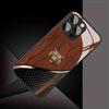 Tiger Head Wood Grain Tempered Glass Phone Case for iPhone 17 16 Pro Max 15 14 Plus 13 12 11 Pro 16E 17Air X XR XS 7 8 SE2 Cover