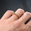 Tainless Steel Beads Anxiety Rings For Women Stress Relief Fidget Rings Men Simple Style Fashion Jewelry Accessories