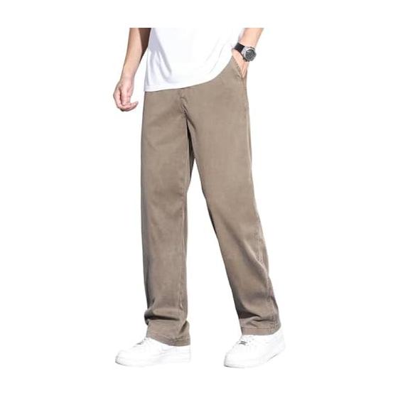 Men s Pants, Summer, Tencel, Long Length, Lightweight, Cool, Work Wear, Trousers, Wide, Cool, Slacks, Breathable, Quick Drying, Cool Bottoms, Men s,