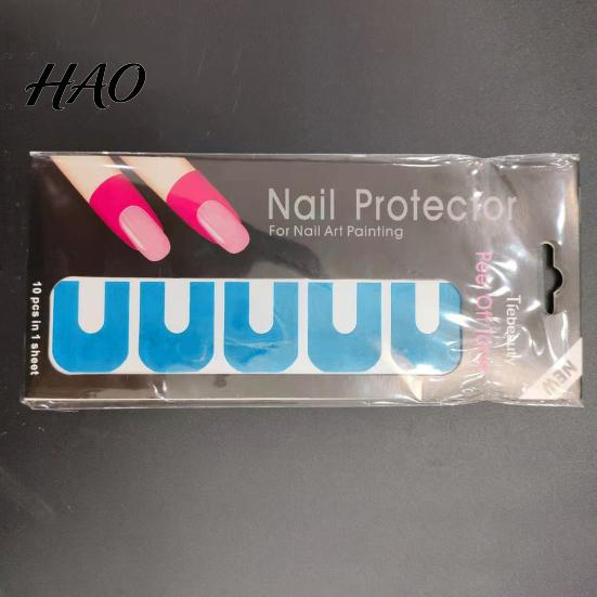 U-shape Nail Peel Off Tape Spill Proof Manicure Disposable Accessories Polish Protector for Women U-Shape