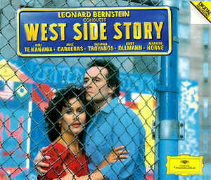CD KIRI TE KANAWA JOSE CARRERAS TATI BernsteinWest Side Story 4152532 Deutsche Grammo 1985 Germany Soundtracks Musicals Used