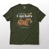 Chill Like A Capybara Eat Rest Relax Cottage Core Animal Graphic T-T-Shirt