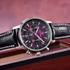 Benyar Luxury Watches For Men Date Chronograph Lrather Man Watch Waterproof Luminous Sport Military Men's Quartz Watch