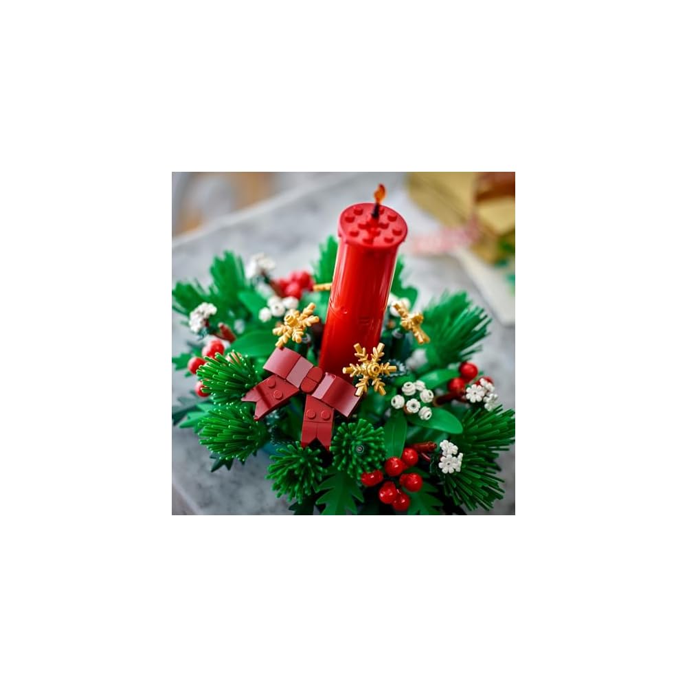 LEGO Christmas Table Decoration Toy Set for Kids Age 12 to 14 with Building Blocks and Art Elements