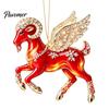 Event Decoration for Carnival 2PCS Christmas Goat Hanging Ornaments, Decorative 2D Acrylic Tree Lightweight Decor Holiday Pendants, Festive Ornaments