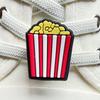 Cute Pilot Dog Shoe Lace Buckle with Cola & Hamburger Design