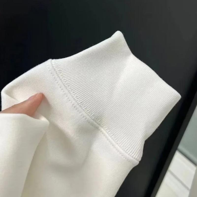 Moda uliczna Bluzy Jesień Nowość Męskie Okrągły dekolt Nadruk Trend Casual Pasujące do wszystkiego Długi rękaw Bluzy Luźne T-shirty Top