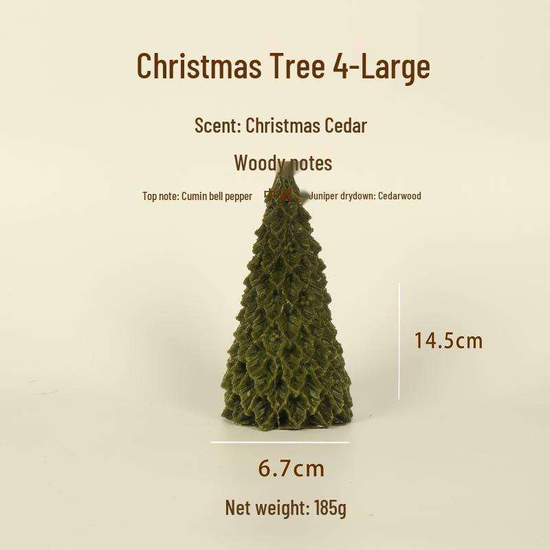Christmas Scented Atmosphere Candles and Imitation Ornament Gifts