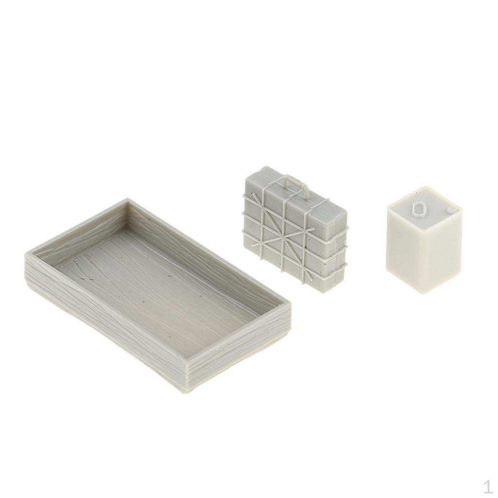 

1/35 Scale War II Scenario Accessories Oil Drum Tool Box Model