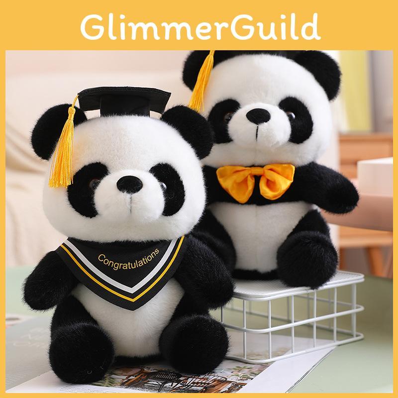Dr Panda Plush Toy Stuffed Animal Doll Decoration Graduation Memorial Gift