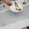 Rectangular Table Cover PVC Tablecloth Luxury Hollow Table Runner  Table Decoration