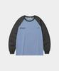MY DEEP BLUE MEMORIES Mm Symbol Logo Raglan Tee (Blue/Charcoal)