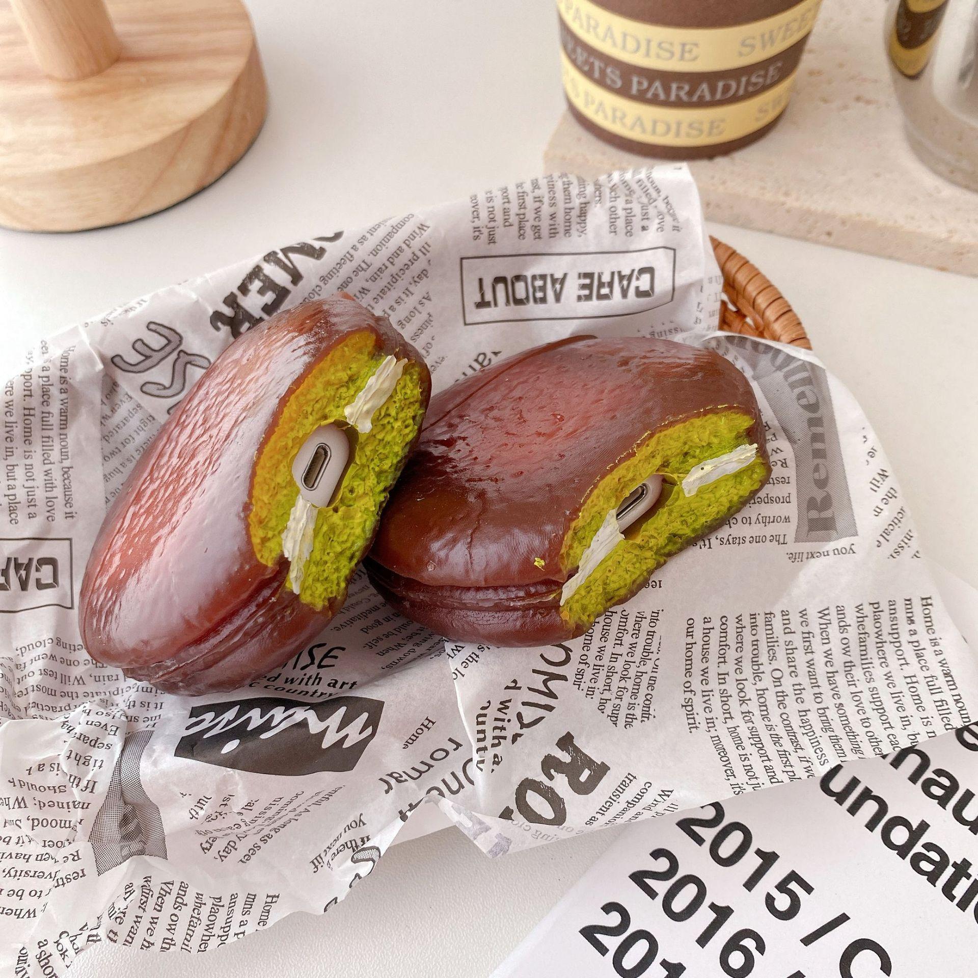 

Матча шоколадный торт еда защитный Bluetooth наушники силиконовый чехол для Airpods Pro 2/Airpods 3/Airpods 1 2 дети мужчины Funda for airpods pro