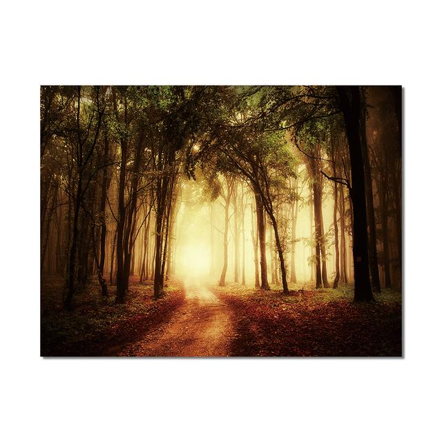 Hvězdná noční malba Plakáty a grafiky Obrazy Strom a hora Krajina Nástěnná malba na plátno pro dekoraci obývacího pokoje