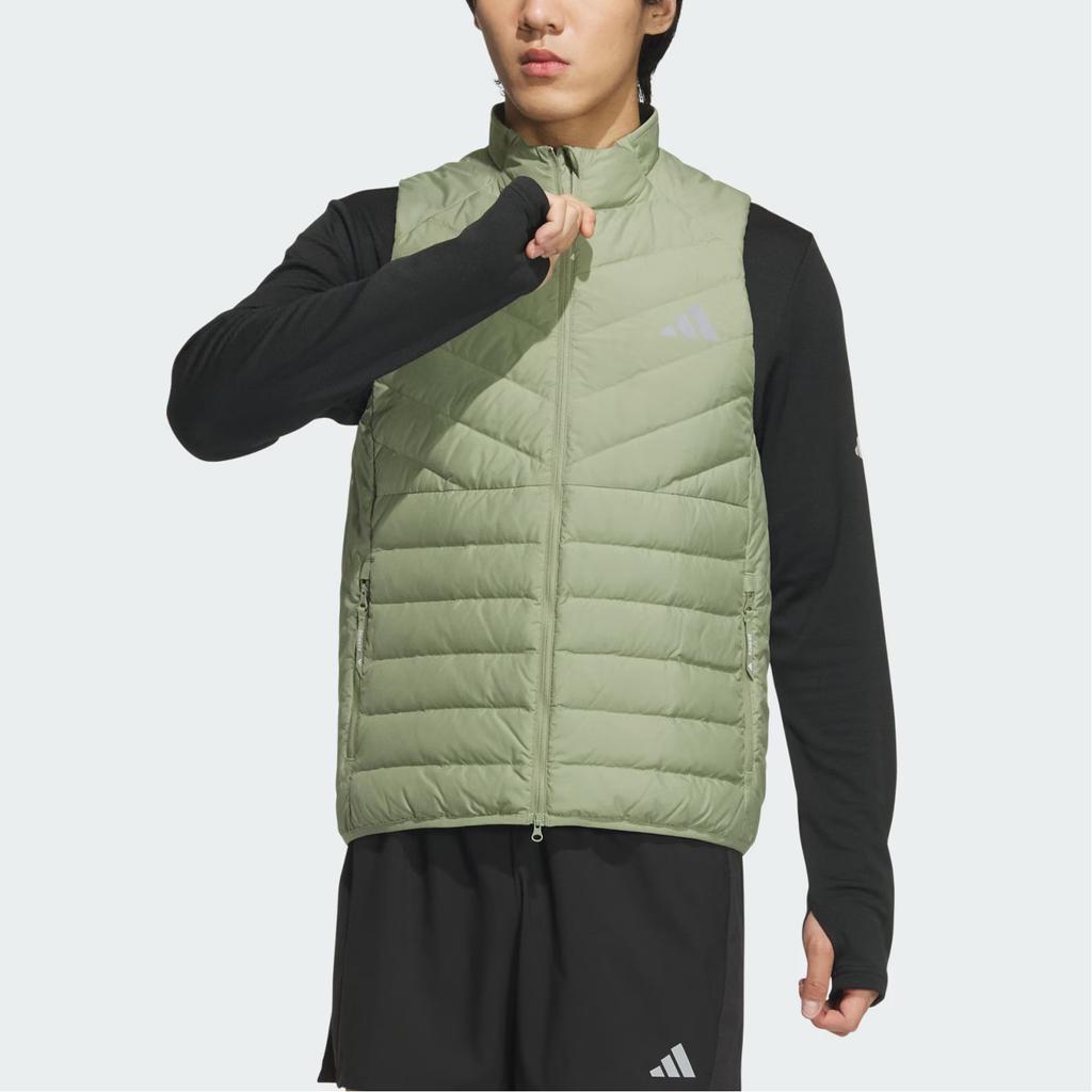 Adidas FW24 Essential Running Insulated Vest Men Vests Tent-Green JW1673