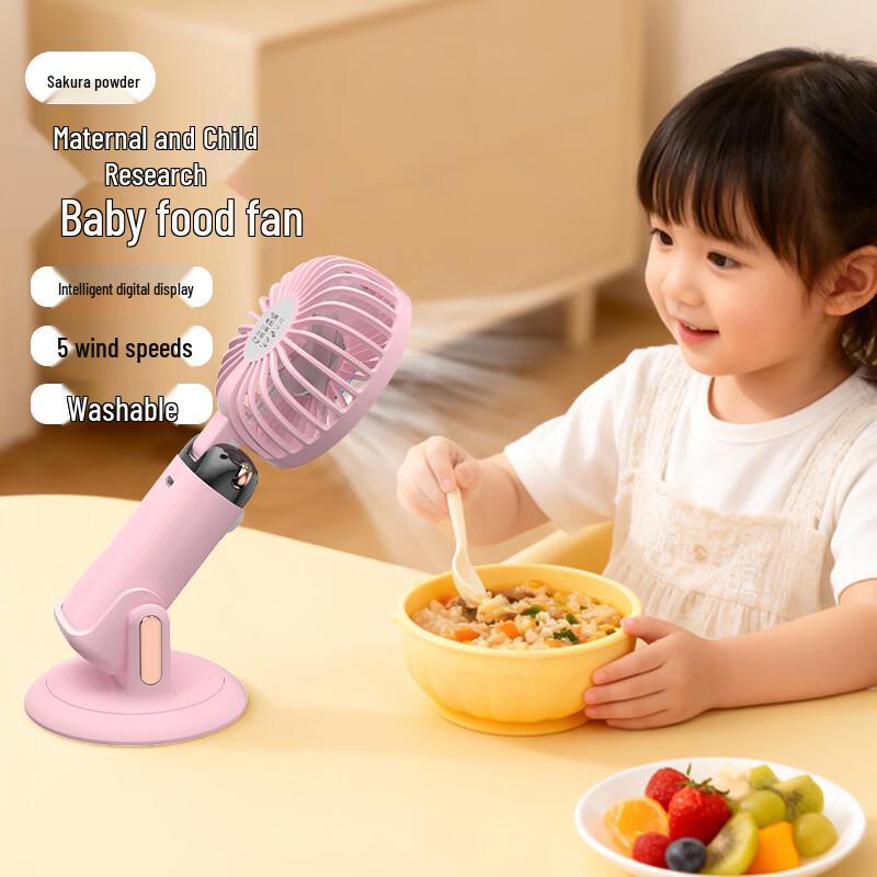 ZISIZ Portable Mini Fan with Universal Rotating Base