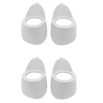 MAKIVI 4pcs 2.5" Car Audio A Pillar Tweeter Bracket Car Bi-Directional Frequency Inverted Molded Bracket Tweeter Base