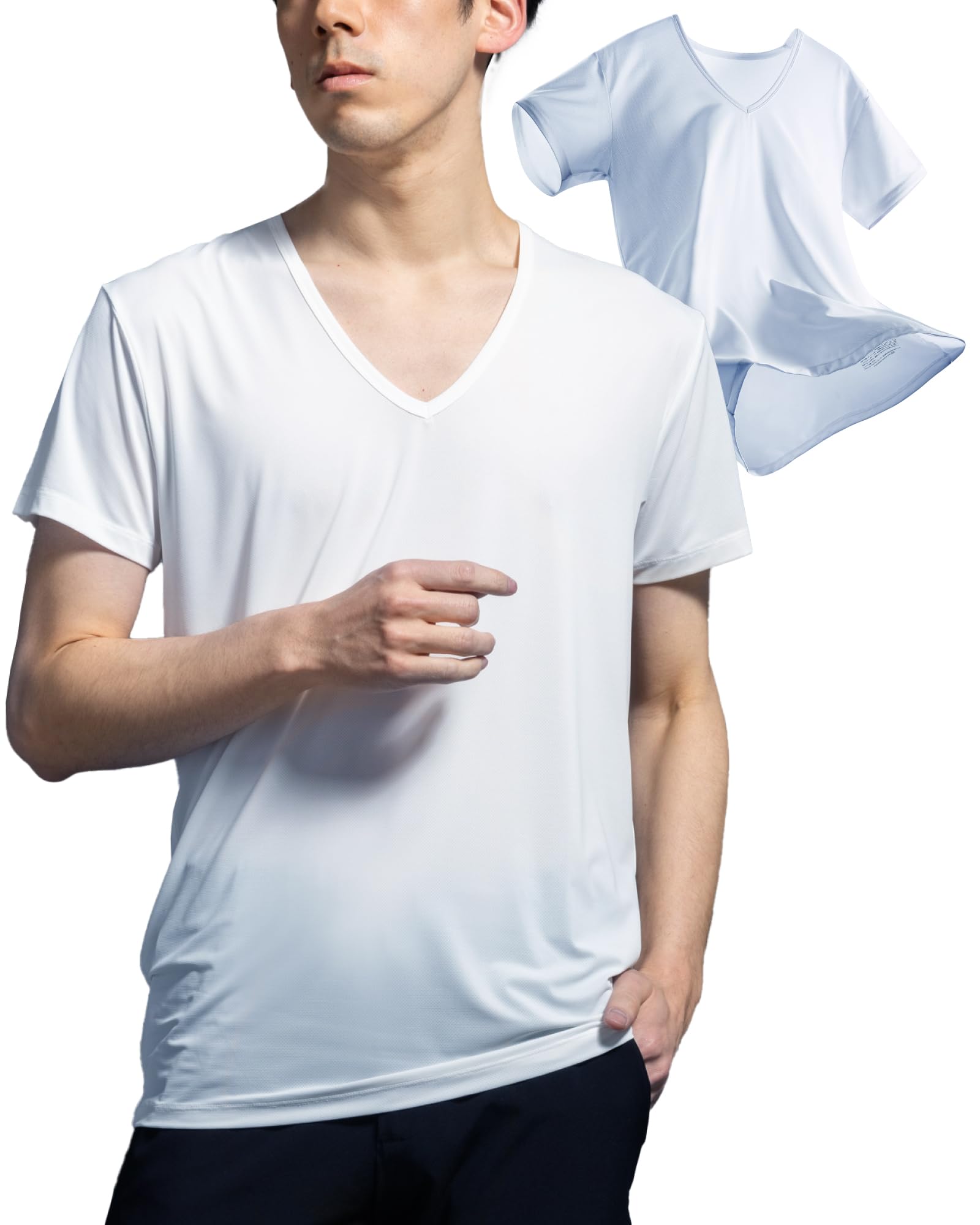 

Внутренняя футболка с коротким рукавом Сильное охлаждение Прохладная на ощупь Внутренняя воздухопроницаемость Потоотводящая Быстросохнущая Бесшовная конструкция Эластичная Удобная посадка Нет