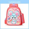 Childrens Cartoon Deer And Rabbit Dinosaur Animal Backpack With Breathable Oxford Fabric For Kindergarten Kids