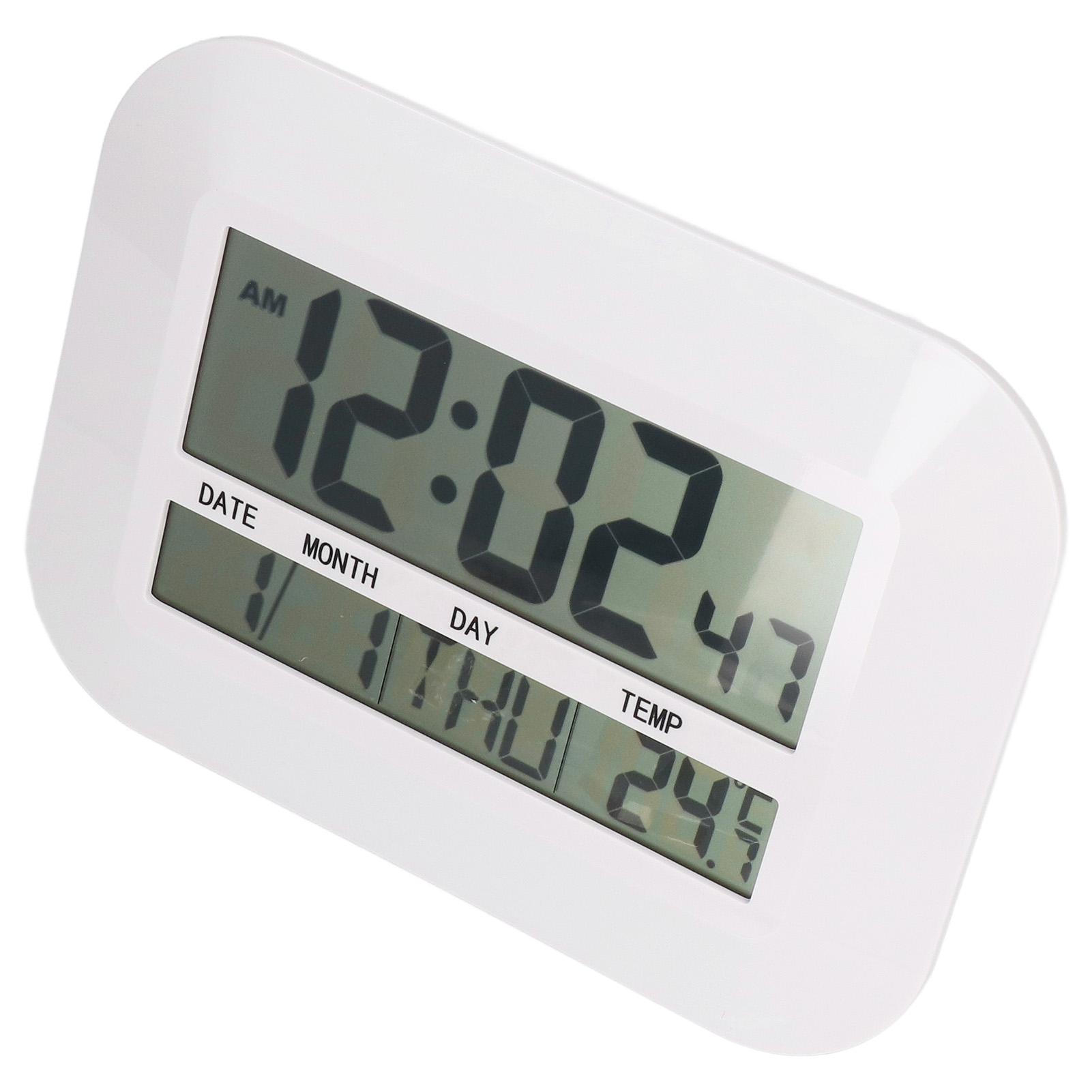 

Electronic Alarm Clock Real Time Temperature Monitoring Ingenious Setting Desk Type Electronic Clock