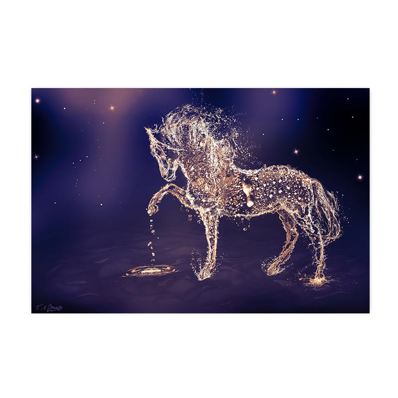 Moderne Tier Pferd Kunst Leinwand Malerei Poster und Drucke Abstrakte Wand Kunst Bilder für Wohnzimmer Hause Dekoration Cuadros