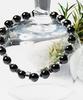 Jbans Classic 6Mm Black Onyx Double Mix Seahorse Chip Bracelet (C2503Ac1361_Bk)