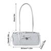 Casual Y2k Pillow Bag Polka Dot With Charm Shoulder Bag Large Capacity Long Shoulder Strap Underarm Bag Women