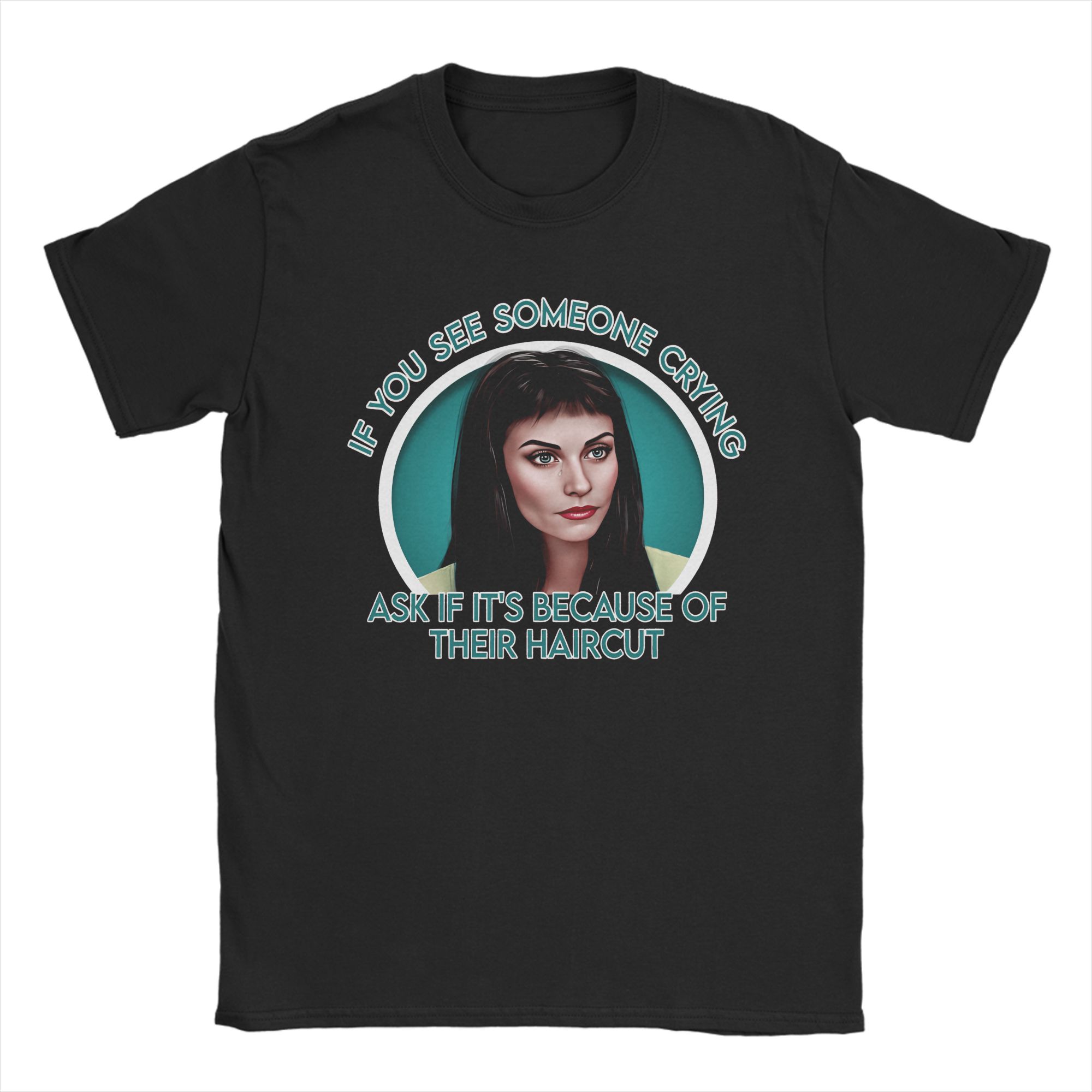 

Screamed Movie Gale Weathers T Shirt Summer Pure Cotton T Shirts For Man Harajuku Pattern Tee Shirt Short Sleeve Y2K Basic Tees S