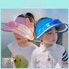 Kids Sun Hat With Fan Ultralight Polyester Cow Design With Wide Brim For Outdoor Play