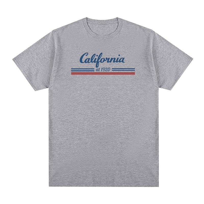 California at 1920 Vintage tshirt Aesthetic Letter Print Streetwear Y2K 90s Cotton Unisex T shirt New TEE TSHIRT Womens tops