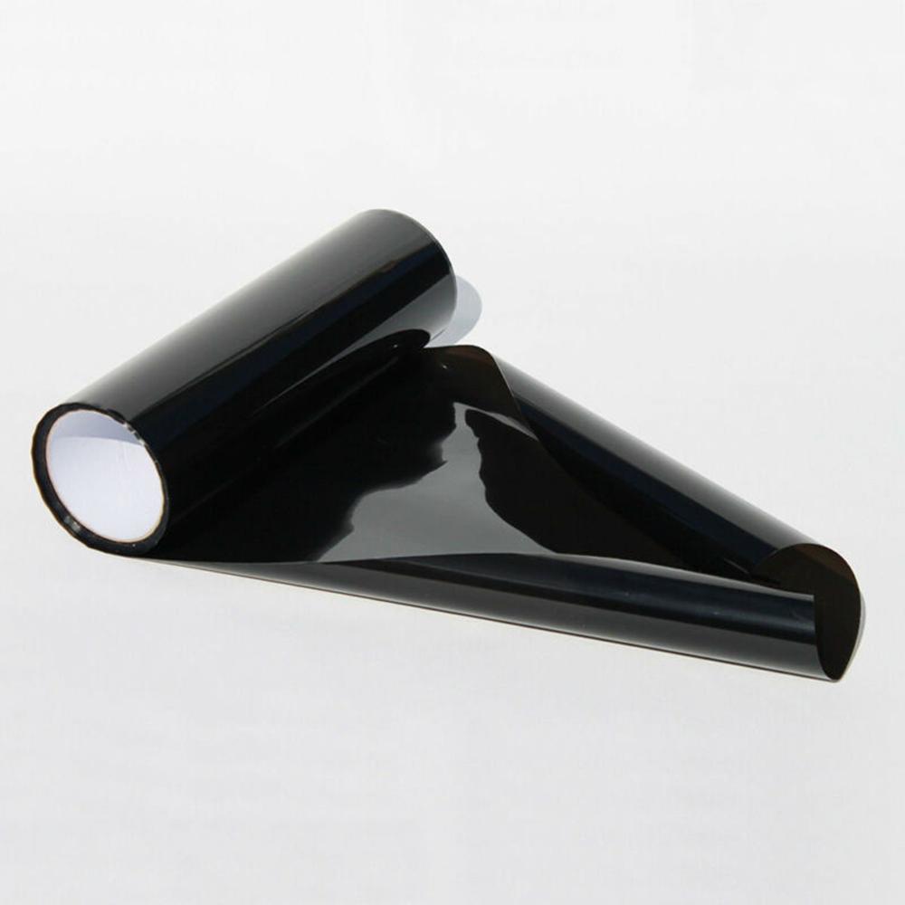 Double Sided Car Light Film Dark Smoke Black Tint Headlights Fog Lamp Vinyl