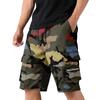 Men's Camouflage Cargo Shorts with Pockets, Drawstring Waist Casual Workout Shorts