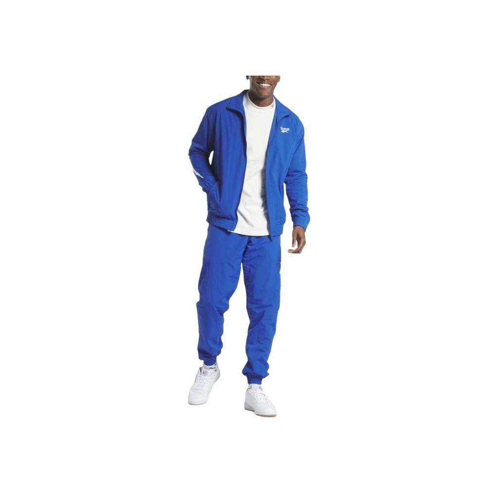 Reebok Vintage Classic Simple Logo Long Sleeve Jacket Unisex Jacket Sky-Blue 24SRM101UGBC