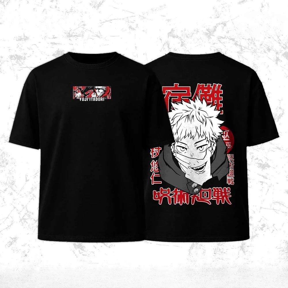 Gojo Satoru Jujutsu Kaisen Print Short Sleeve Tshirt Cotton Clothes Round Neck Harajuku YK New Arrival Streetwear Tee Tops