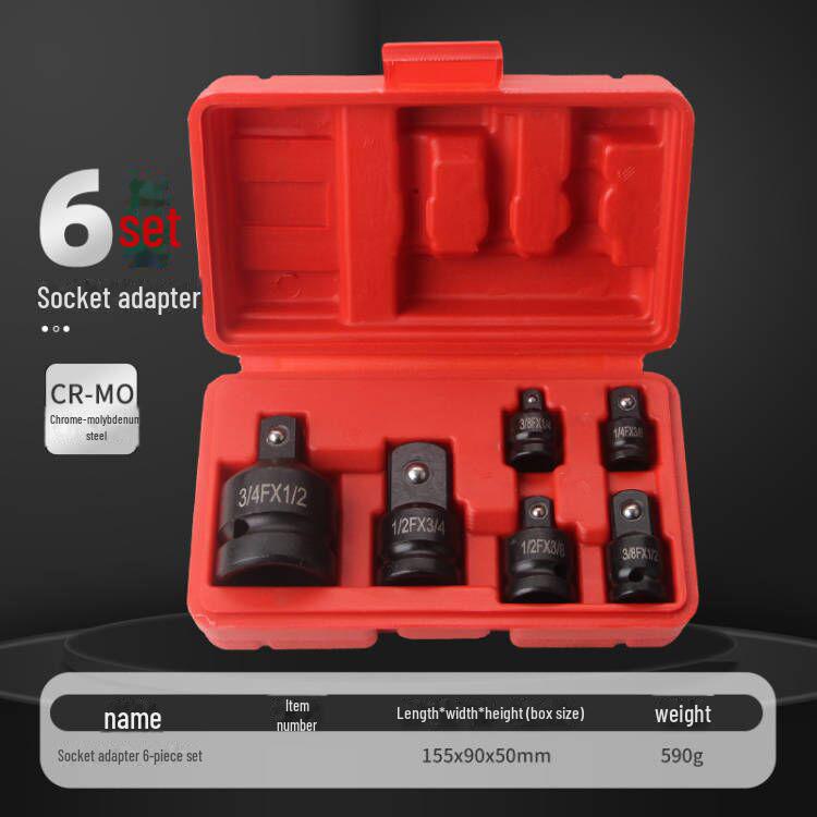 

Пневматический 6-предметный сверхмощный набор для преобразования соединения воздушной пушки: Переходник с 3/4 на малый рукав