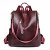 Anti-theft Backpack for Women, Spring and Summer New Korean Version Is Easy To Fit, Large-capacity Soft Leather Backpack, Fashionable Travel Bag Tide