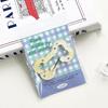  Gradient Bone Carabiner Mountaineering Buckle Porous Acrylic Buckle Keychain Backpack Ornament Multipurpose Keyring Hook