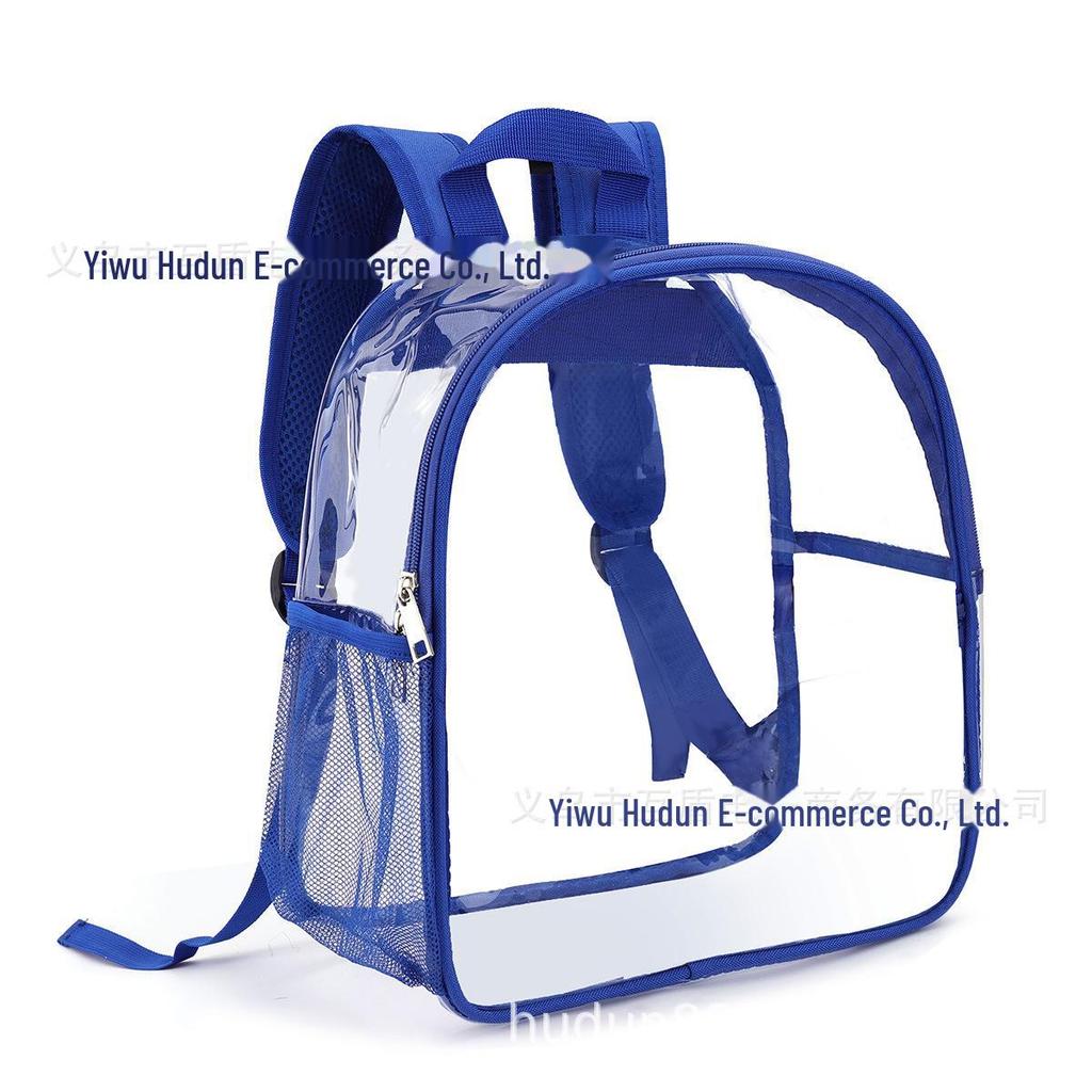 Unisex Transparent PVC Backpack: Large Capacity, Stylish, Sports & School Use